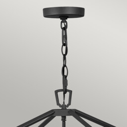 Hinkley Alford Place Outdoor Pendant Ceiling Light Museum Black, IP44 - thumbnail 2