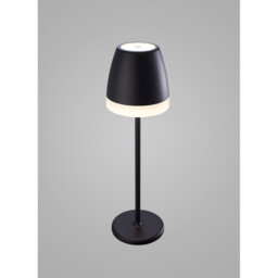 K3 Portable Lantern, 2W LED, 3000K, 155lm, IP54, USB Charging Cable Included, Black, 3yrs Warranty - thumbnail 2