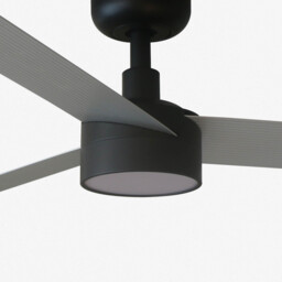 Cruiser Medium 132cm LED Smart Ceiling Fan Black, Aluminium Blades - thumbnail 3