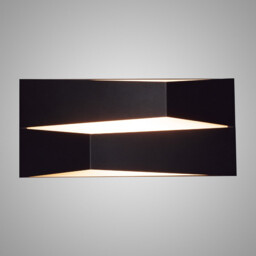 Fuji Wall Light 14W LED 3000K, 1250lm, Black, 3yrs Warranty - thumbnail 2
