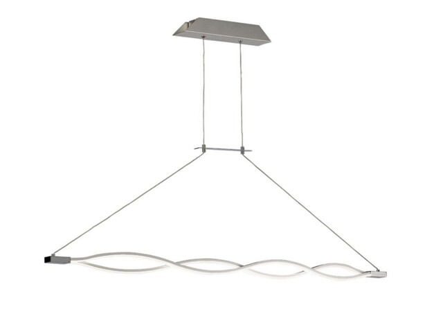 Sahara Ceiling Pendant 36W LED 3000K, 2520lm, Silver, Frosted Acrylic, Polished Chrome - image 1