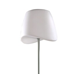 Cool Floor Lamp 2 Light E27 Foot Switch Indoor, Matt White, Opal White - thumbnail 3
