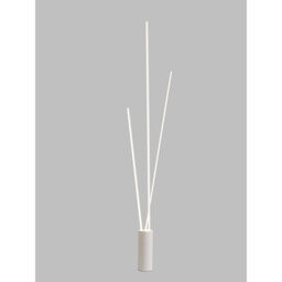 Vertical 3 Light Floor Lamp, 60W LED, 3000K, 3600lm, Dimmable, White, 3yrs Warranty - thumbnail 2