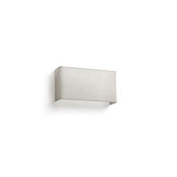 Otton Rectangle Horizontal Linen Wall Lamp 2L - thumbnail 1