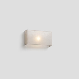 Otton Rectangle Horizontal Linen Wall Lamp 2L - thumbnail 2