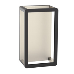 Zambelis 12cm Outdoor Modern Wall Lamp Graphite LED 3000K IP65