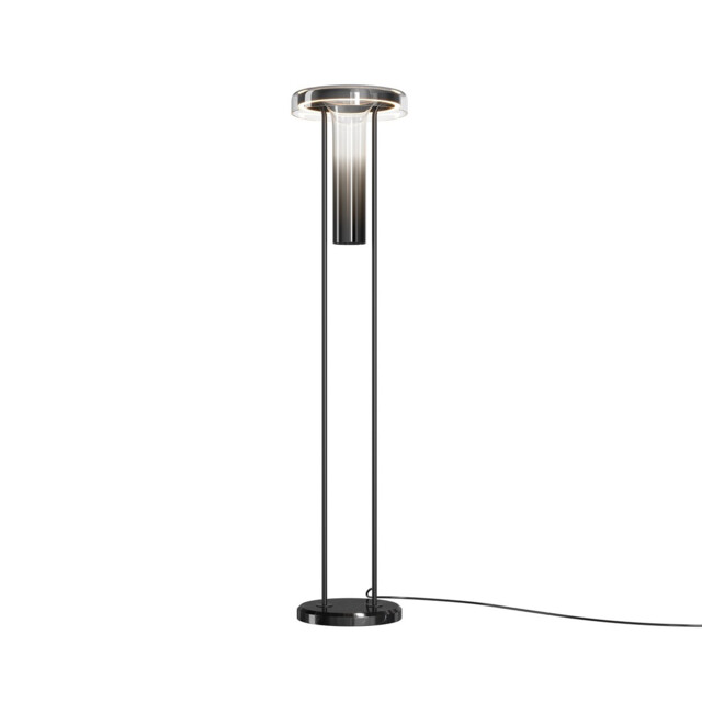 Ikebana LED LED Integrated Floor Lamp Black 3000K Dimmable