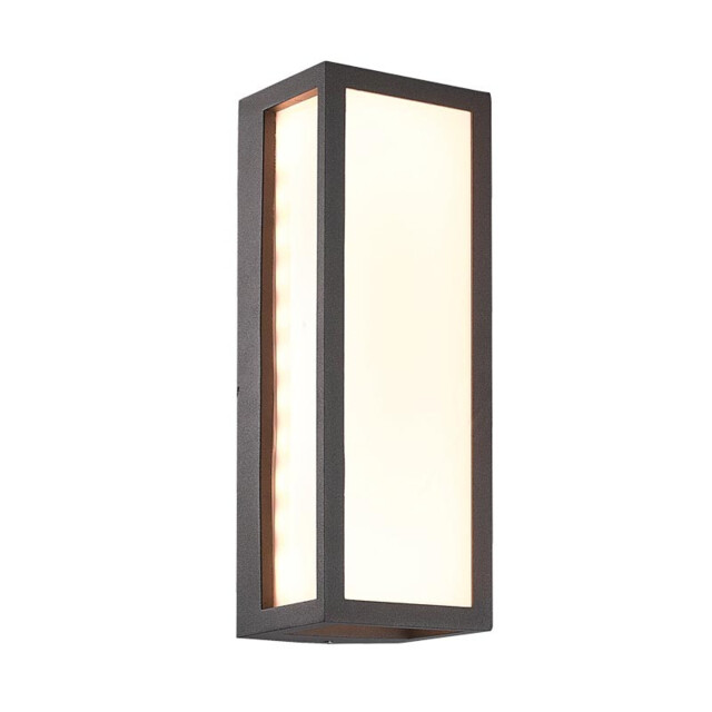 Bobov Outdoor Wall Lantern Sandy Black LED 3000K IP65 - image 1
