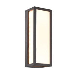 Bobov Outdoor Wall Lantern Sandy Black LED 3000K IP65 - thumbnail 1