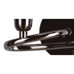 Amel Wall Lamp Switched 2 Light L1/SGU10, Black Chrome - thumbnail 5