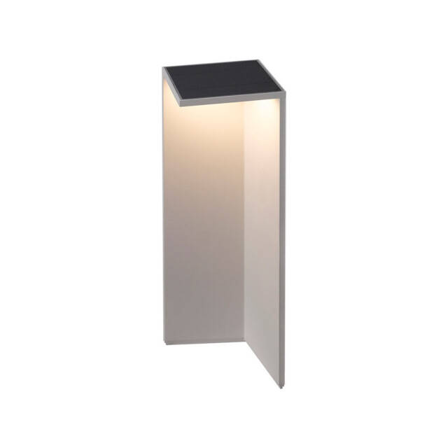 Chevalier Bollard Solar/Sensor, 2.2W LED, 3000K, 188lm, IP54, Graphite, 3yrs Warranty - image 1