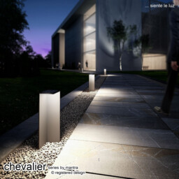 Chevalier Bollard Solar/Sensor, 2.2W LED, 3000K, 188lm, IP54, Graphite, 3yrs Warranty - thumbnail 3