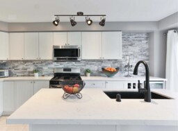 Laurens Adjustable Bar Spotlight, 4 x GU10 (Max 10W LED), Oiled Bronze, Polished Chrome - thumbnail 3