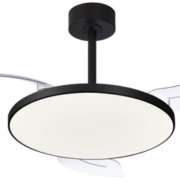 Slim Fan Mini 40cm 45W LED Dimmable Ceiling Light With 25W DC Fan, 2700-5000K Remote Control, 5000lm, Black - thumbnail 5