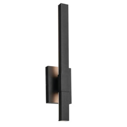 Kichler Nocar Medium LED Outdoor Modern Wall Lamp Contemporary Textured Black 3000K IP44 - thumbnail 1