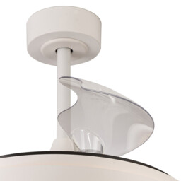 Mistral 50W LED Dimmable Ceiling Light With Built-In 30W DC Fan, 2700-5000K Remote Control, 3200lm, White, 5yrs Warranty - thumbnail 3