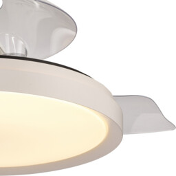 Mistral 50W LED Dimmable Ceiling Light With Built-In 30W DC Fan, 2700-5000K Remote Control, 3200lm, White, 5yrs Warranty - thumbnail 5