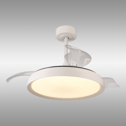 Mistral 50W LED Dimmable Ceiling Light With Built-In 30W DC Fan, 2700-5000K Remote Control, 3200lm, White, 5yrs Warranty - thumbnail 2