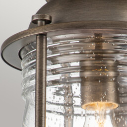 Kichler Ashland Bay Outdoor Wall Lantern Burnished Bronze, IP44 - thumbnail 5