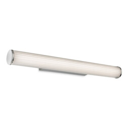Coral Wall Light - 600mm Chrome with Opal White Polycarbonate Diffuser 18w LED 3000-4000-5700K CCT IP44