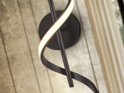 Boa Integrated LED Wall Lamp Black 3000K - thumbnail 3