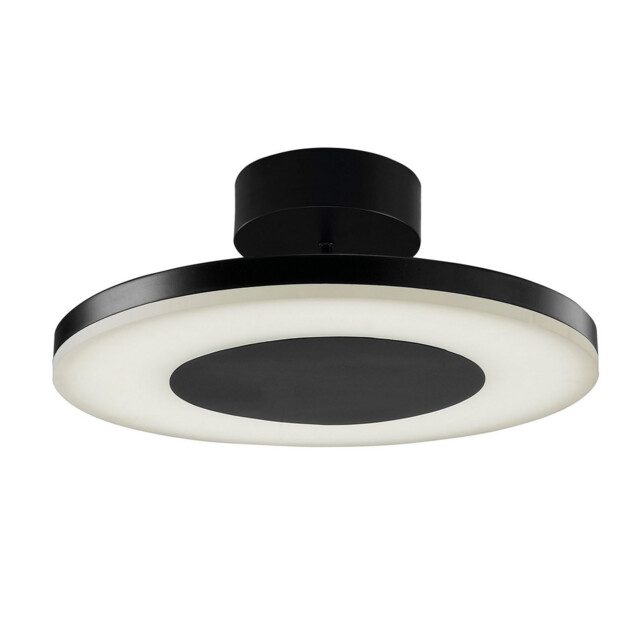 Discobolo LED Ceiling, 1800lm, Matt Black / Frosted Acrylic, 3yrs Warranty - image 1