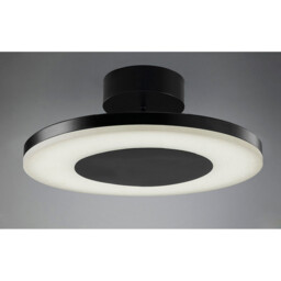 Discobolo LED Ceiling, 1800lm, Matt Black / Frosted Acrylic, 3yrs Warranty - thumbnail 2