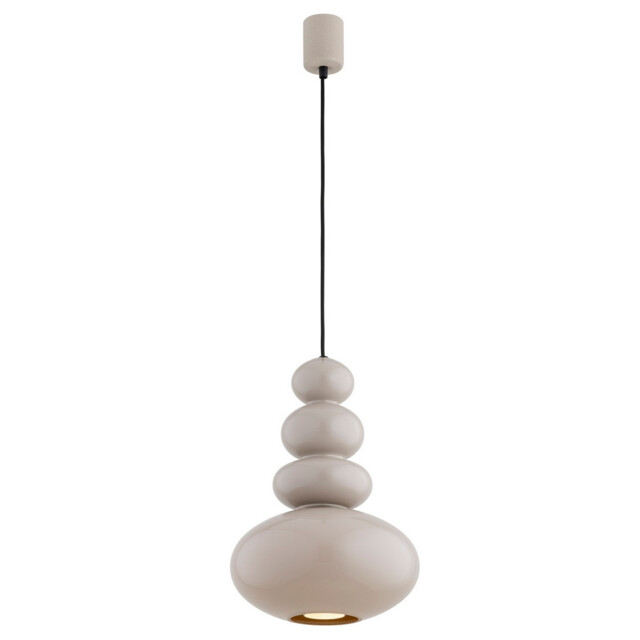 Diego Globe Pendant Ceiling Light Cashmere Gloss GU10 - image 1