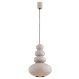 Diego Globe Pendant Ceiling Light Cashmere Gloss GU10 - thumbnail 1