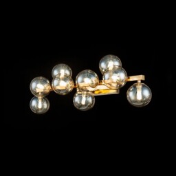 Dallas Wall Lamp Gold, 9 Light, G9 - thumbnail 2