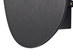 Bedford Flush Wall Lamp, 1 x 6W LED, 3000K, 700lm, IP54, Anthracite - thumbnail 5
