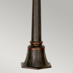 Baltimore 1 Light Medium Outdoor Post Lantern Weathered Bronze IP44, E27 - thumbnail 3