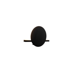 Eris 1 Light Wall Lamp, 8W LED, 3000K, 640lm, Black, 3yrs Warranty - thumbnail 1