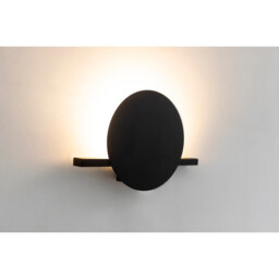 Eris 1 Light Wall Lamp, 8W LED, 3000K, 640lm, Black, 3yrs Warranty - thumbnail 2