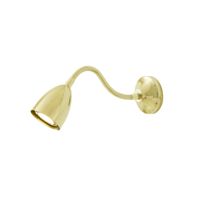 Sydney Loft Wall Light, Polished Brass