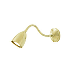 Sydney Loft Wall Light, Polished Brass