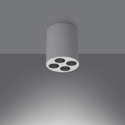 Zoe Round Minimalistic Surface Mounted Downlight White - thumbnail 3