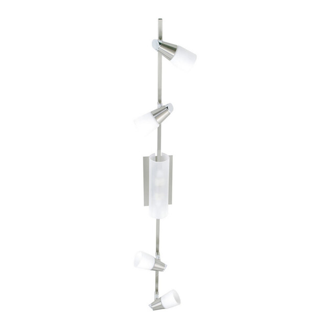 Anna On Linear Bar 6 Light G9 Satin Chrome/Opal & Frosted Glass - image 1
