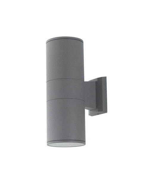 JUMP Outdoor 2 Light Up Down Light Silver, IP44 30x17x10.5cm