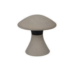 Taos Large Mushroom Bollard, 12W LED, 3000K, 905lm, IP65, Dark Grey Cement, 3yrs Warranty - thumbnail 5