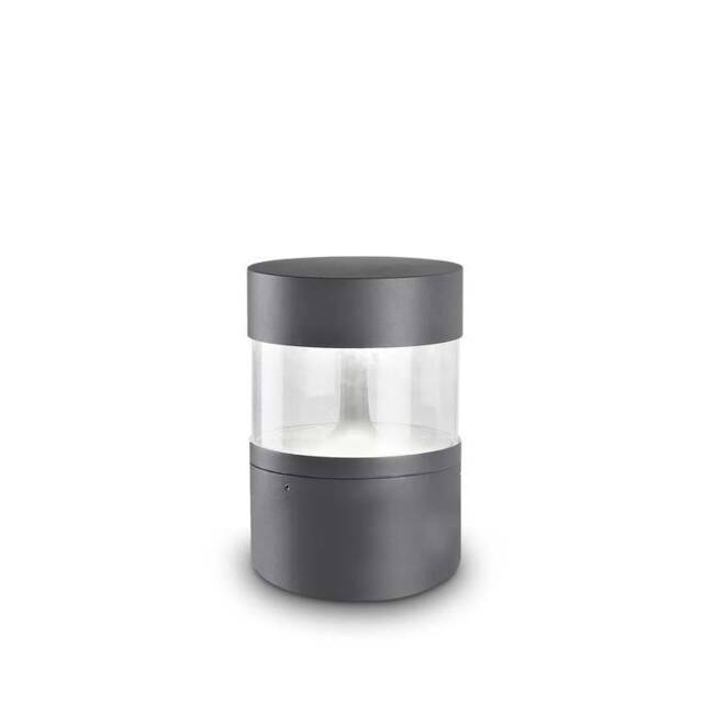 Newton LED Outdoor Pedestal Light Urban Grey IP65 - image 1