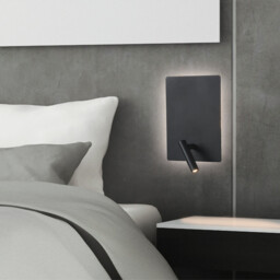 Bregovo Reading Wall Light Black Matt LED 3000K - thumbnail 2