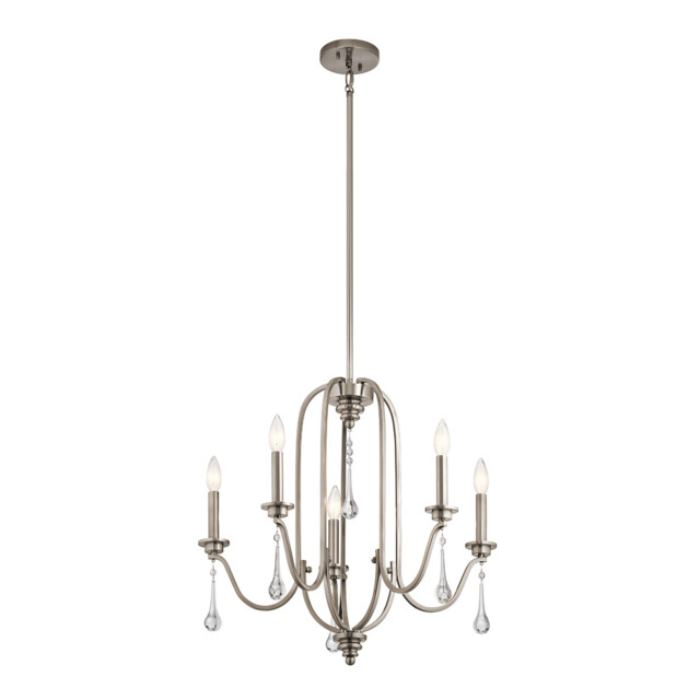 Kichler Karlee 5 Light Chandelier Classic Pewter - image 1