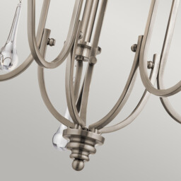 Kichler Karlee 5 Light Chandelier Classic Pewter - thumbnail 2