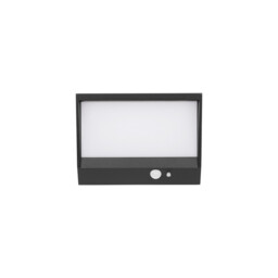 Valor Outdoor Motion Sensor Wall Lamp Anthracite Aluminium, Frost Acrylic LED 2W 104Lm 3000K IP65 Switched - thumbnail 1
