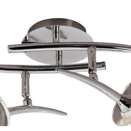 Flavia Linear Spot Light 2 Light G9 With Adjustable Heads, Polished Chrome - thumbnail 5