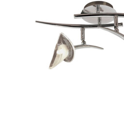 Flavia Linear Spot Light 2 Light G9 With Adjustable Heads, Polished Chrome - thumbnail 3