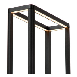 Lucide NARVIK - Bollard light Outdoor - LED - 1x9,2W 3000K - IP65 - Black - thumbnail 5