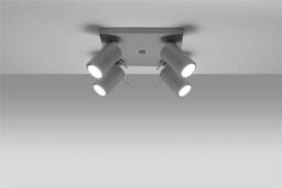 Ring 4 Light Spotlight Cluster Grey, GU10 - thumbnail 3