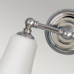 Huguenot Lake 2 Light Bathroom Over Mirror Light Polished Chrome IP44, G9 - thumbnail 5